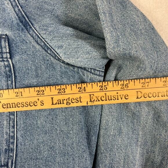 Universal Thread Barn Chore Coat Denim Jean Pouch Pockets Women' Size XL Utility - Picture 8 of 8